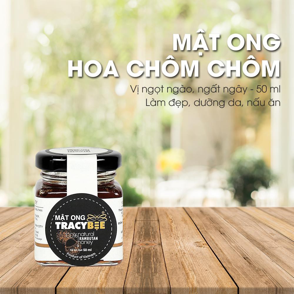 Mật Ong Hoa Chôm Chôm Tracybee Rambutan Blossom Honey 100% Nguyên Chất 50ml
