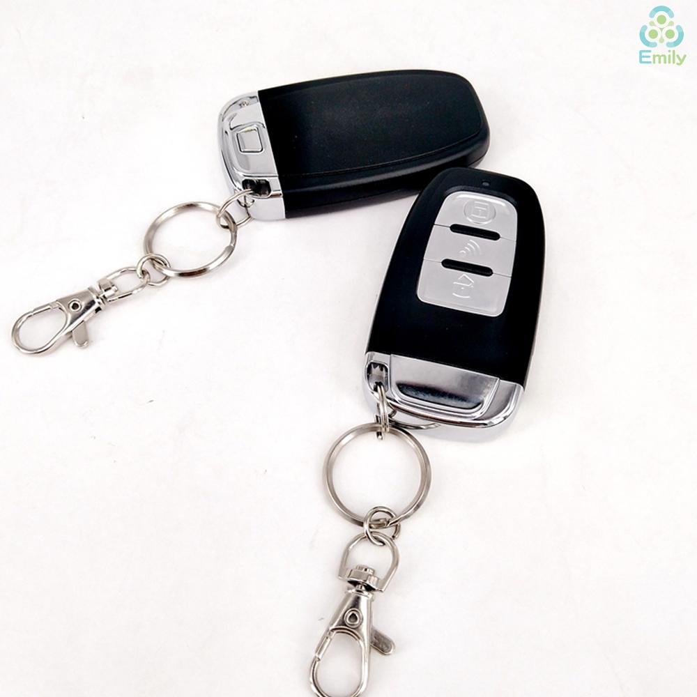 Hệ thống công tắc xe hơi SUV 9 món báo động chống trộm khởi động/dừng động cơ từ xa ấn nút không chìa