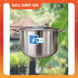 Nồi Inox HT Cook Cao Cấp, Nồi Inox Luộc Gà 3 đáy Đường Kính 28cm