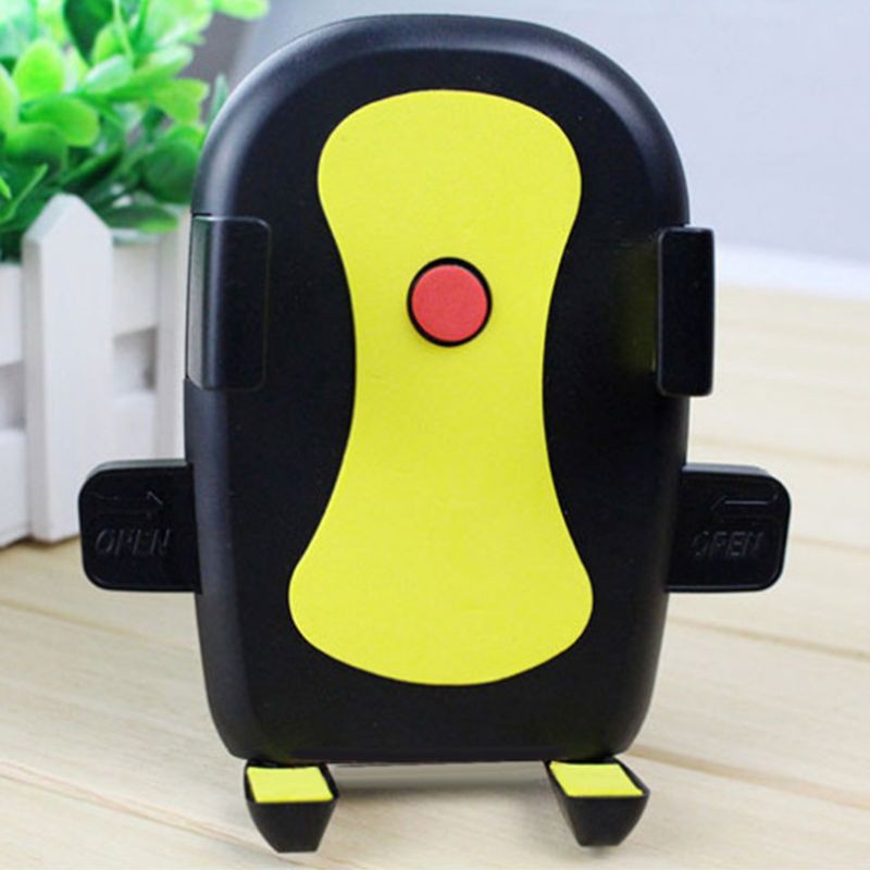 Giá Đỡ Điện Thoại Gắn Kính Chắn Gió Xe Hơi Có Nút Hít Tự Động