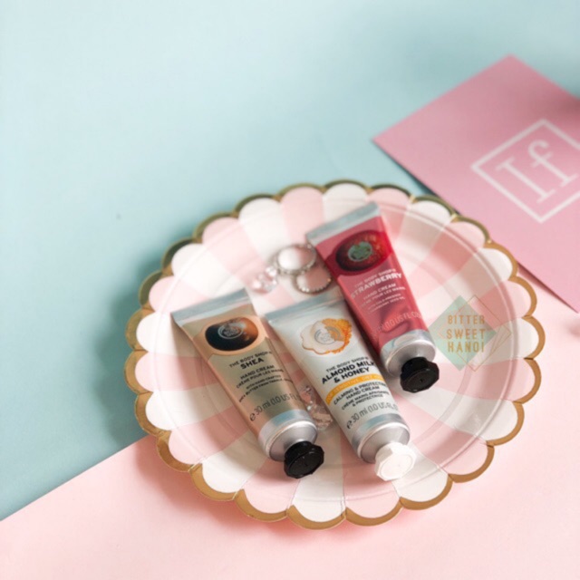 <giá sốc> Kem dưỡng tay dưỡng móng THE BODY SHOP HAND CREAM 30ml