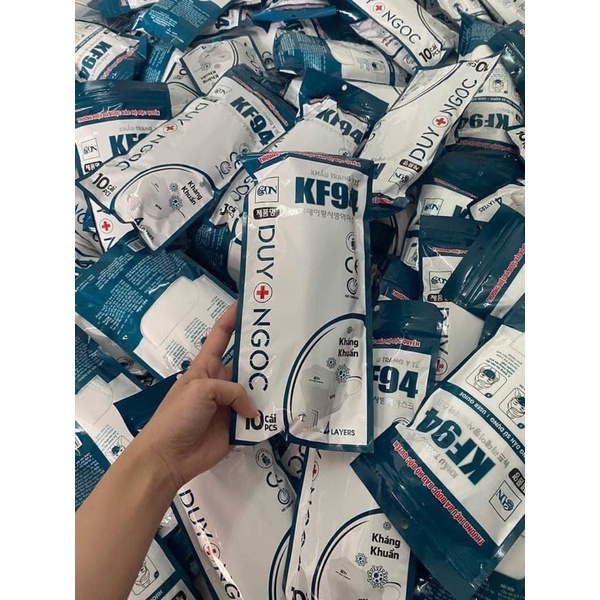 Khẩu Trang Y Tế 4D KF94 Duy Ngọc, Uni Mask Túi 10cái Kháng Khuẩn | BigBuy360 - bigbuy360.vn