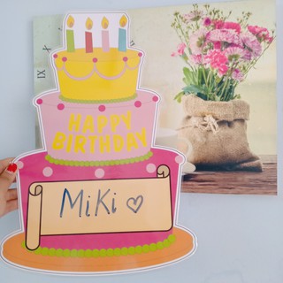 Bánh kem - Bánh sinh nhật handmade trang trí lớp (Đồ Dùng Dạy Học Miki)