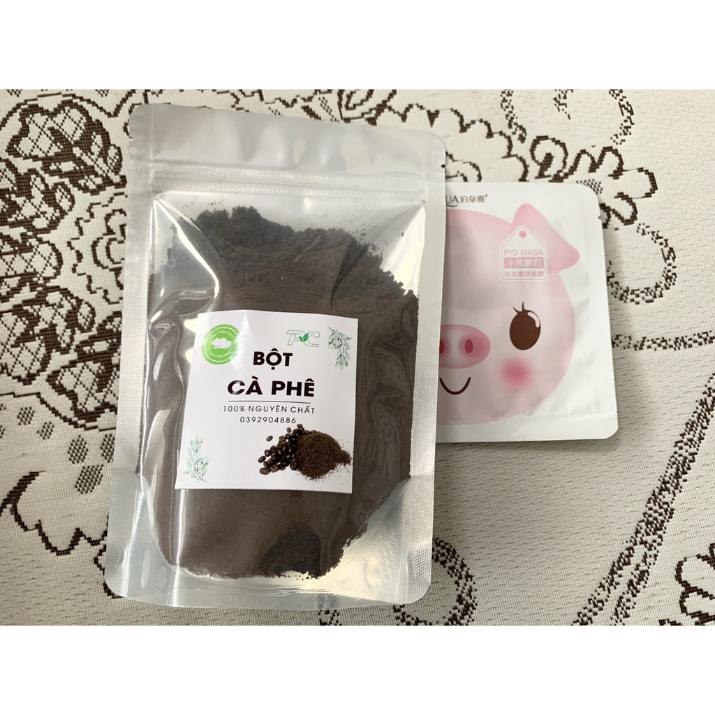 Bột cafe nguyên chất rang xay nhà làm dùng uống, đắp mặt làm đẹp da (500gram-1kg)