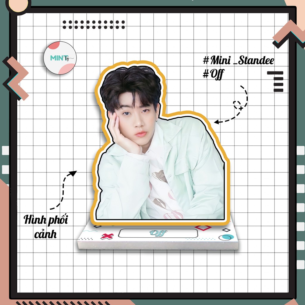 [Mã LIFEXANH03 giảm 10% đơn 500K] [HANDEMADE] Mini Standee OffGun - Thần tượng thu nhỏ