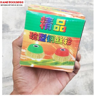 Combo 2 Chén cước đánh gỉ 100mm màu đỏ
