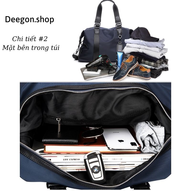 Túi Xách Tay Du Lịch Đẹp,Túi Đeo Chéo Du Lịch Nam Nữ Có 5 Nút Đế Dưới Bảo Vệ Đáy Siêu Chống Nước Mã CC1