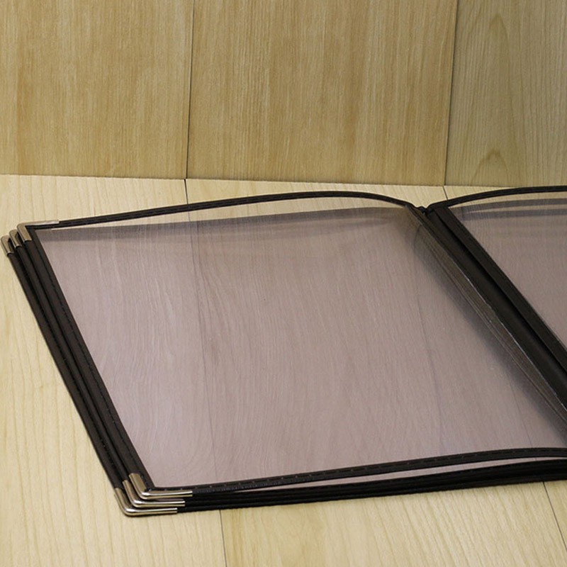 Bìa menu cỡ A4 8 trang 16 mặt