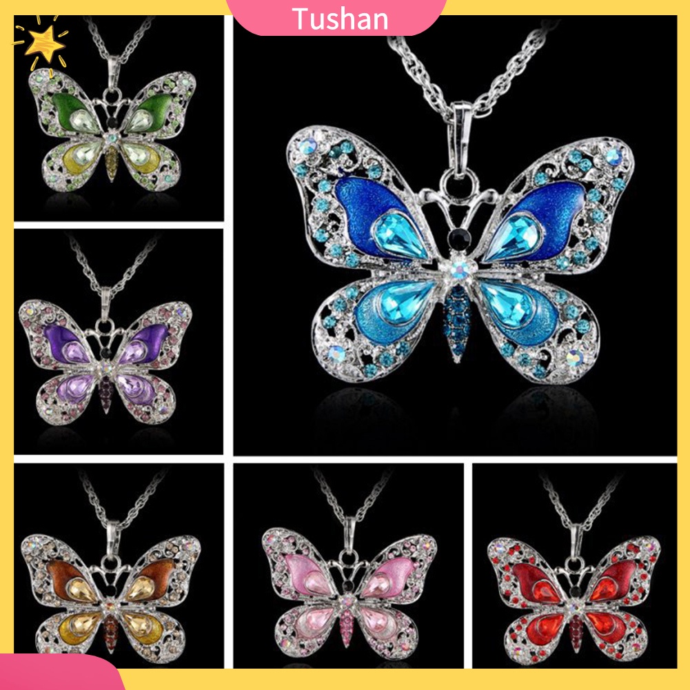 Dây Chuyền Hợp Kim Hình Nơ Đính Đá Xinh Xắn