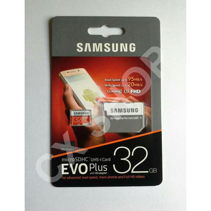 Thẻ Nhớ Samsung Evo Plus Microsd Hc 32gb 32 Gb Class 10