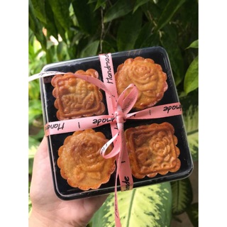 Hộp 4ô đựng bánh 50gr (combo 100 hộp)