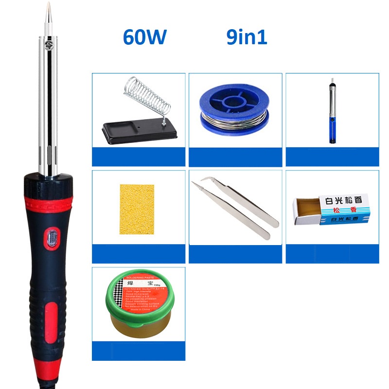 Combo mỏ hàn 60W cho anh em sửa chữa điện tử, điện thoại..