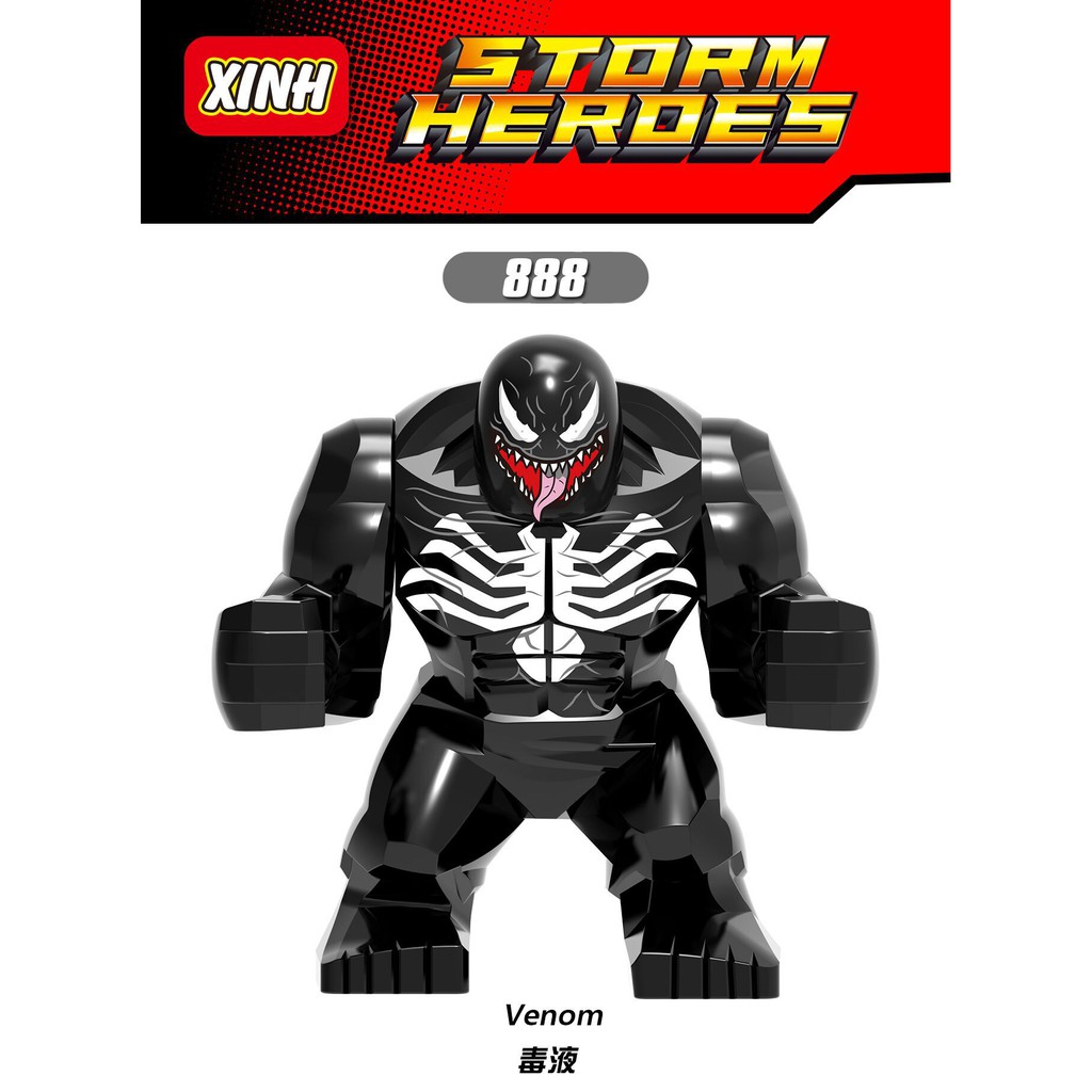 Mô hình đồ chơi lego phong cách nhân vật Marvel Venom độc đáo