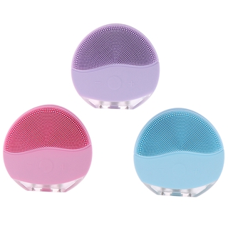 (Hàng Mới Về) Máy Rửa Mặt Silicon Sạc Được Chăm Sóc Da