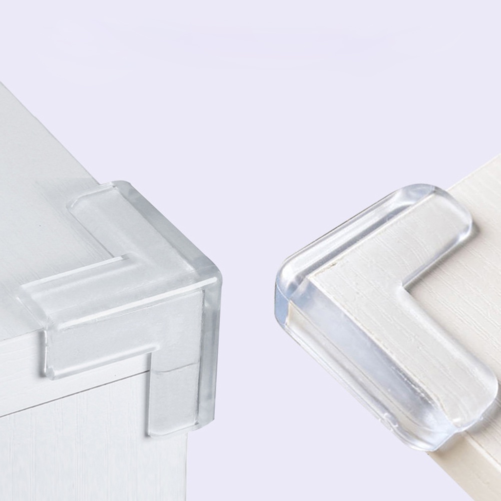 Edge Bộ 4 Miếng Bọc Cạnh Bàn Bằng Silicon Chống Va Chạm Bảo Vệ An Toàn Cho Bé