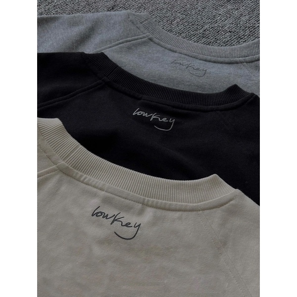 Áo sweater SADBOIZ LOWKEY black&cream&gray