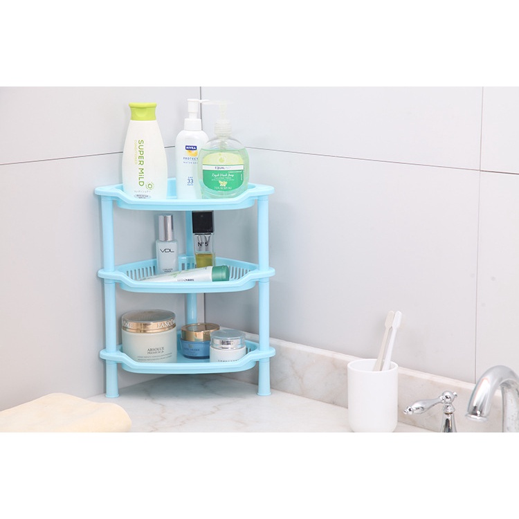 Kệ Nhựa Mini 3 Tầng - Giá Để Đồ 3 Tầng Mini Lắp Ghép