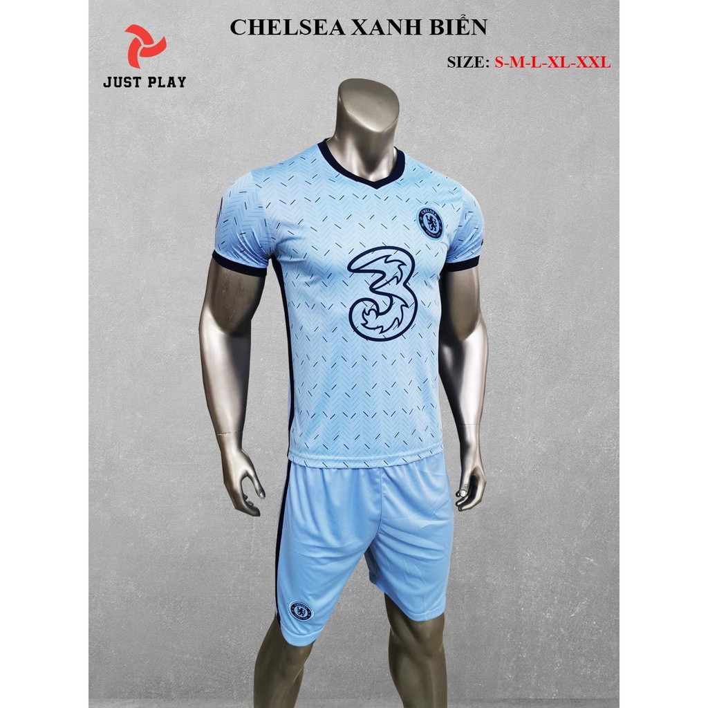 [ĐÁ BANH MẪU MỚI HOT] - Bộ đồ đá banh CLB CHELSEA mùa giải mới -  chất vải thun lạnh - HÀNG SẴN CÓ