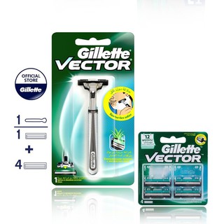 [Mã PG2112B giảm 8% đơn 199K] [Mã PGSBD giảm -8% đơn 250K] Combo dao cạo râu Vector 1up + Lưỡi Gillette Vector 4s