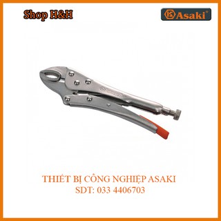 Kềm bấm mỏ oval asaki ak-8255 10"