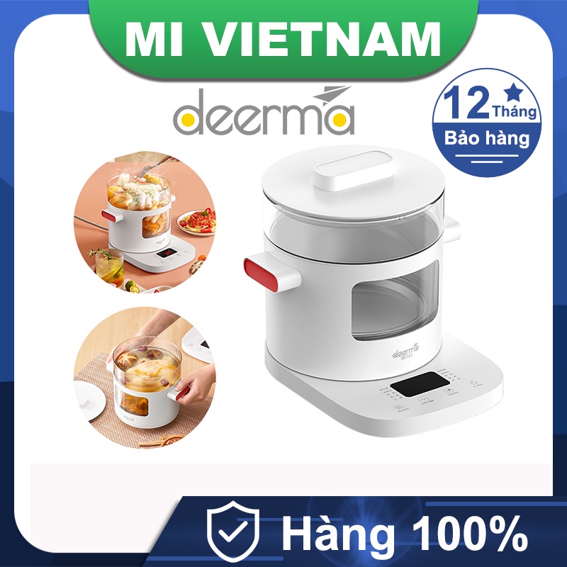 [Mã ELHADEV giảm 4% đơn 300K] Nồi dưỡng sinh đa năng Đeerma DG30 Dung tích lớn 2L 12h giữ ẩm Hầm luộc và hấp