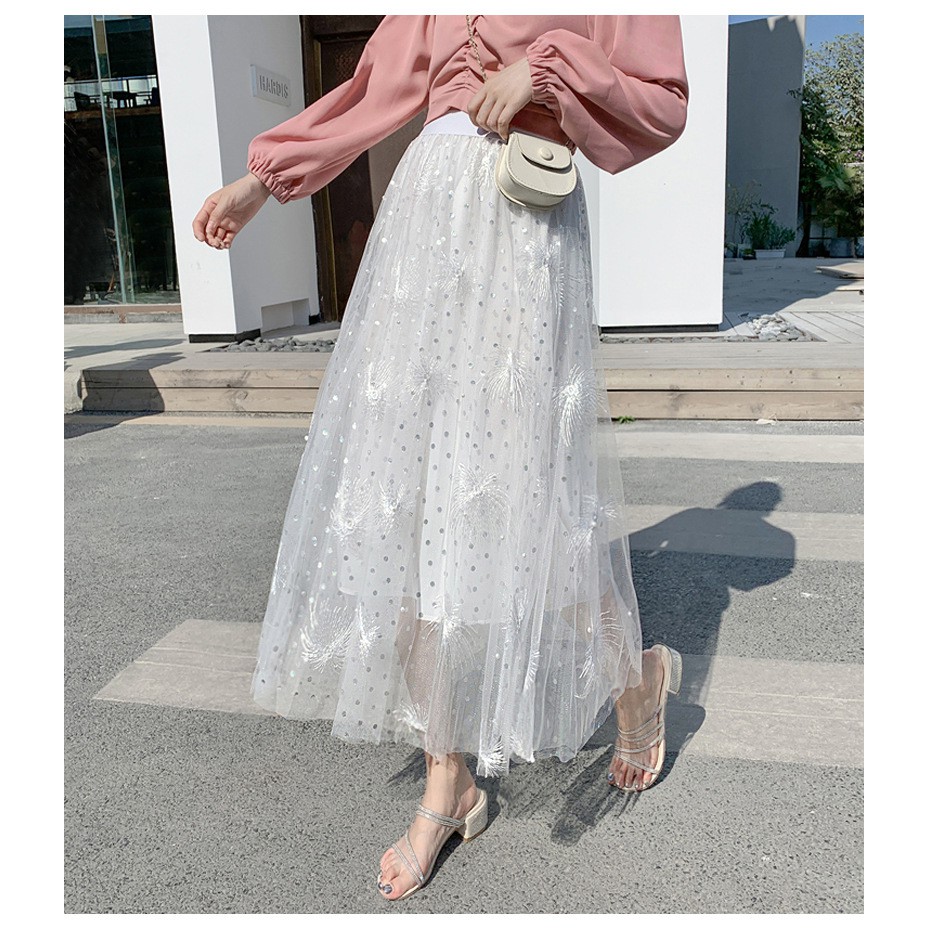 Chân váy xòe bồ công anh dễ thương VAY77 Free size