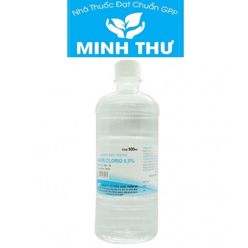 Nước súc miệng Natri Clorid 0,9% chai 500ml CTCP DP 3/2