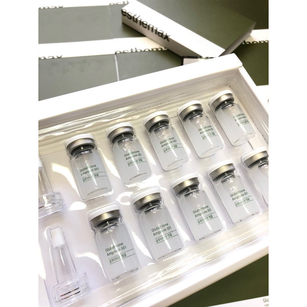 [AUTHENTIC] Tế bào gốc dưỡng trắng Esthemax Glutathione Ampoule set 10 lọ Hàn Quốc | BigBuy360 - bigbuy360.vn