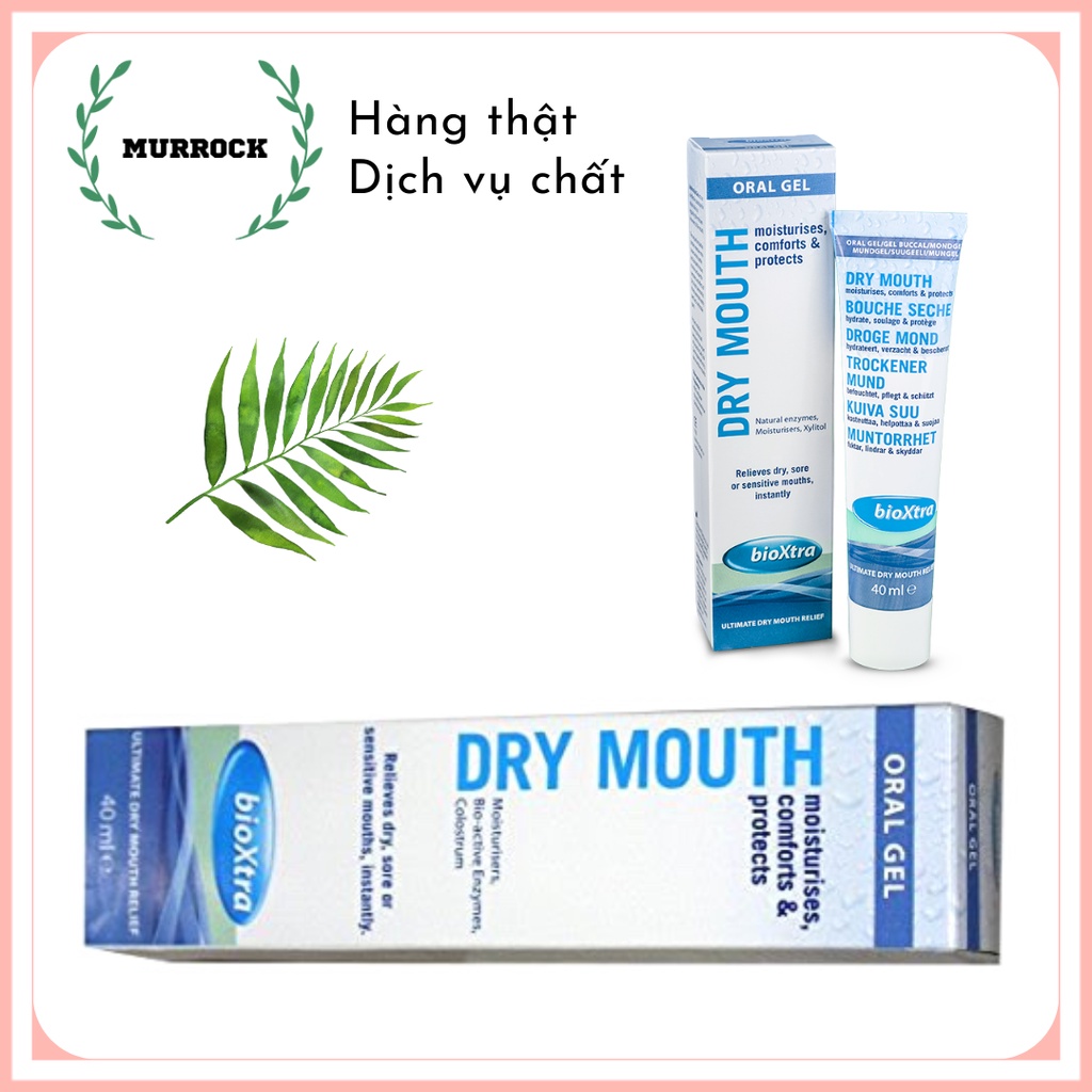 Gel bôi khô miệng BioXtra Dry Mouth Oral Gel UK Anh Quốc 40ml