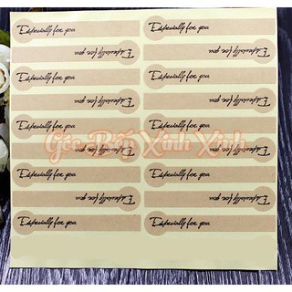 Tem dán decal trang trí Especially for you dài