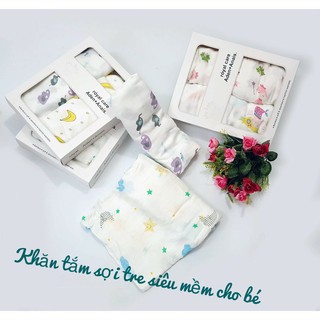 Khăn tắm Sợi Tre Siêu Mềm cho bé