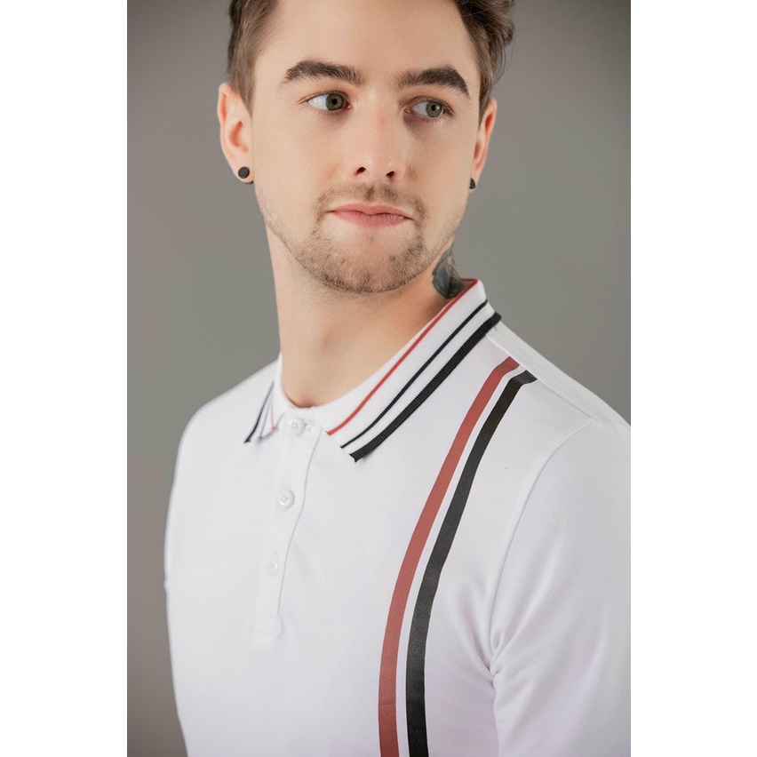 Áo thun cá sấu nam phối màu, áo thun polo nam có cổ thời trang vải mềm mịn, thấm hút tốt - HK226