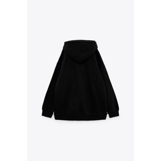 Áo Hoodie ZARA Có Túi In Họa Tiết kangaroo Thời Trang Mùa Thu 3199806