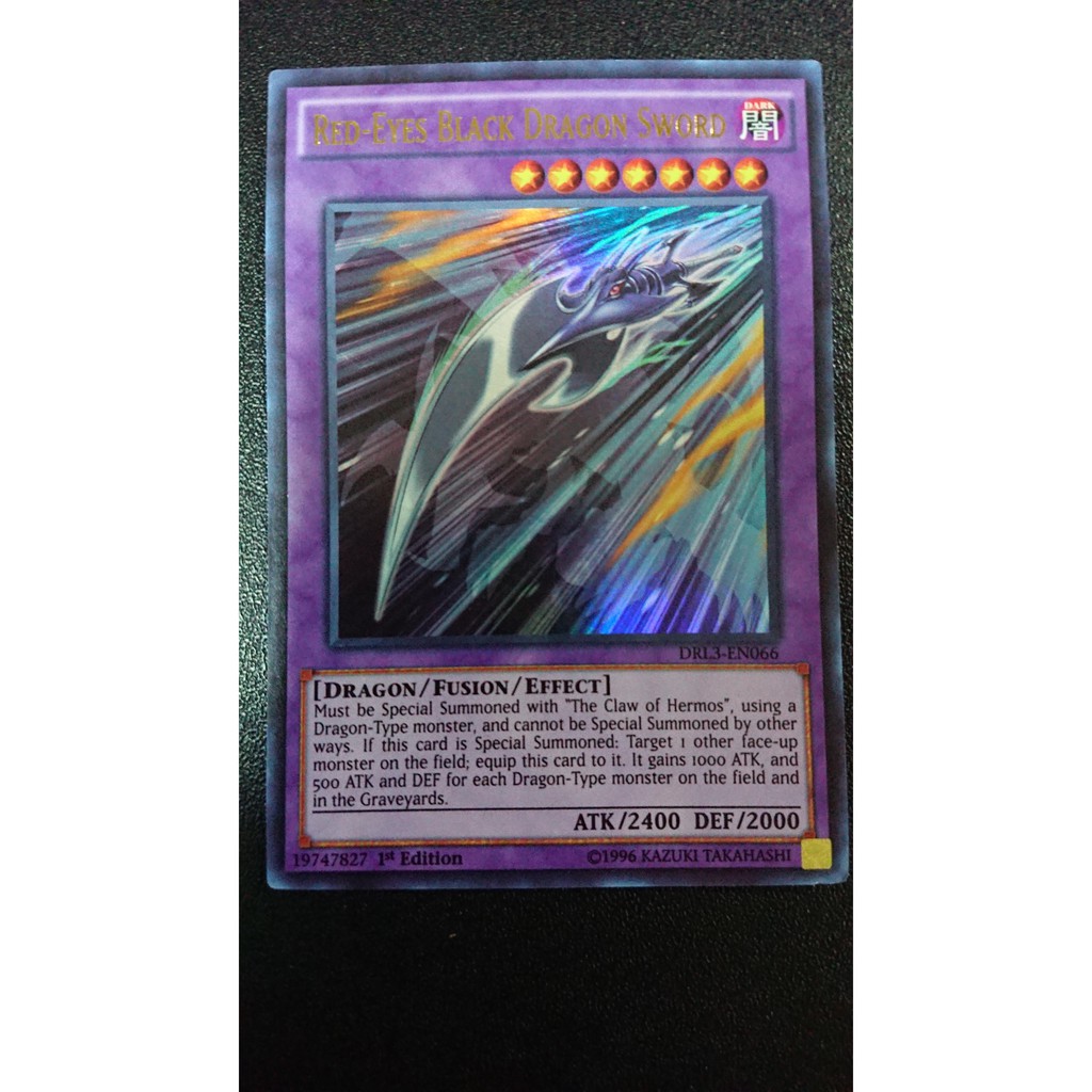 Thẻ bài Yugioh Red-Eyes Black Dragon Sword