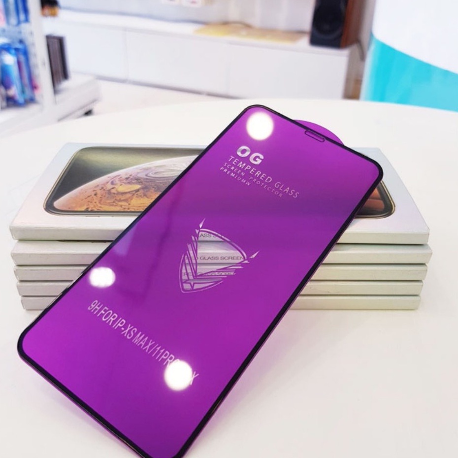 Kính cường lực iPhone,cường lực Full Màn,mõng dể dán,keo xịn một lần chạm,Chính Hãng OG 7/8Plus Trắng/Đen -> 14PROMAX