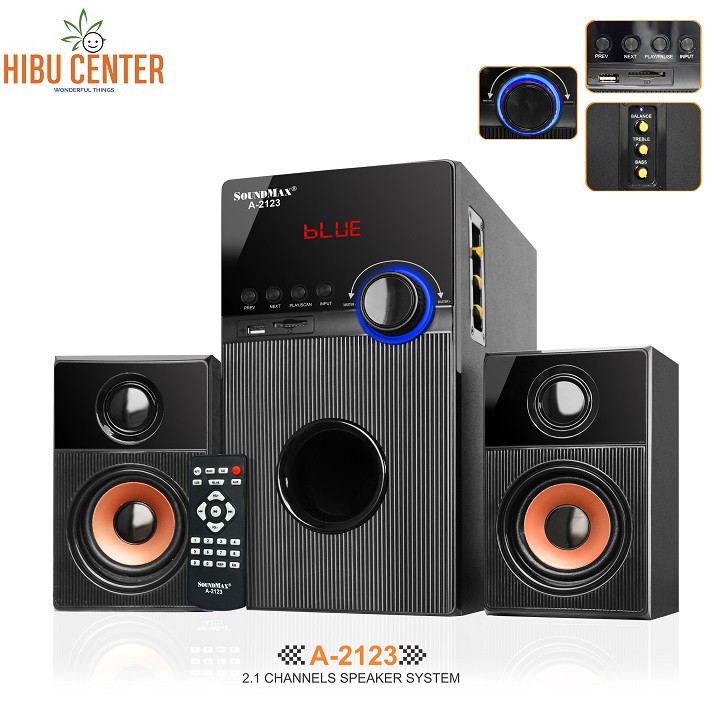 Loa Vi Tính SOUNDMAX A2123 Âm Thanh Chân Thật  Hibucenter