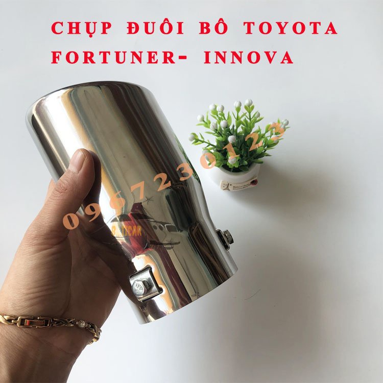 Chụp Cổ Bô Xe Ô tô Inox TOYOTA INNOVA - FORTUNER Phù Hợp Các Đời Xe 2005 - 2022