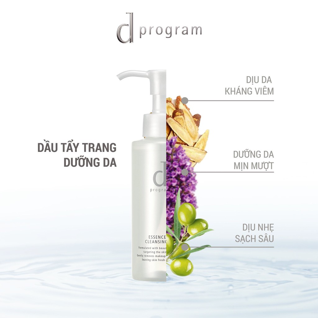 Dầu Tẩy Trang DPROGRAM Essence In Cleansing Oil 120ml