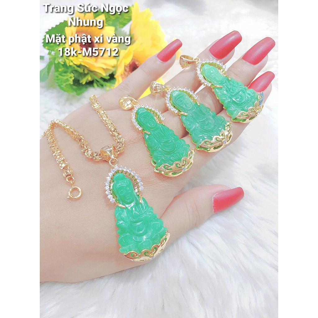 Mặt phật kiểu xi mạ-M57