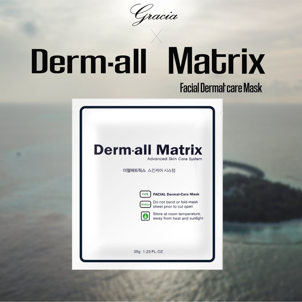 Mặt nạ Derm All Matrix - Mặt nạ Matrix dưỡng trắng, nâng cơ, cấp nước tức thời - Hàng Chính Hãng | Thế Giới Skin Care