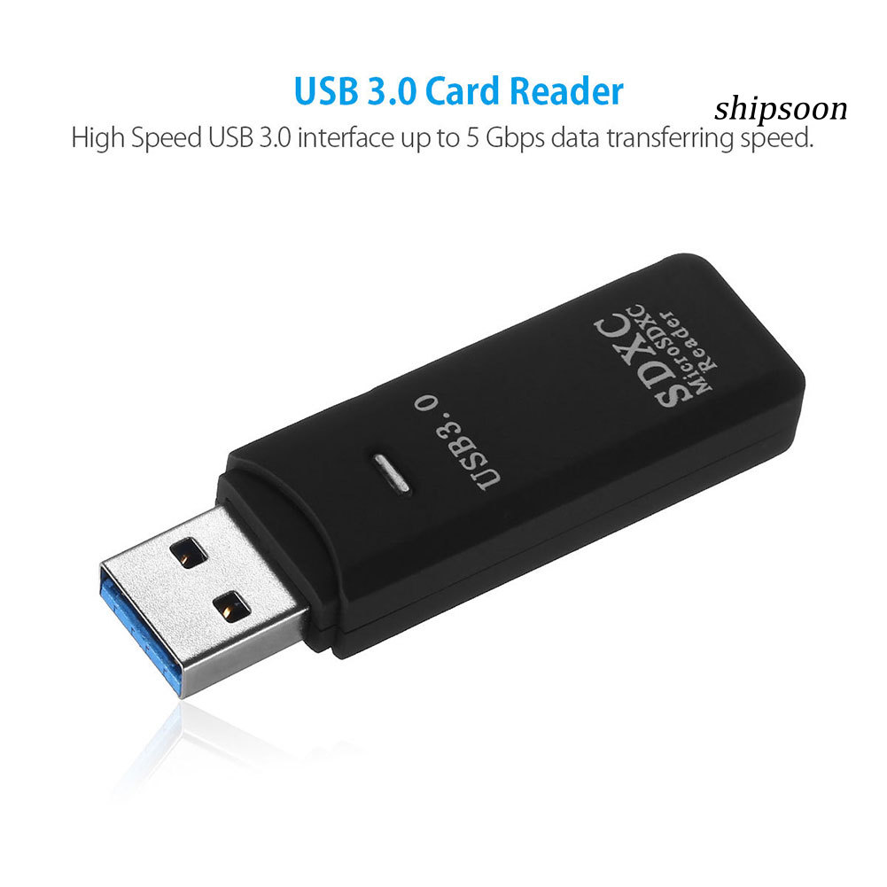 Đầu Đọc Thẻ Nhớ Usb 3.0 Tốc Độ Cao 2 Trong 1 Cho Micro Sdxc Tf T-Flash | BigBuy360 - bigbuy360.vn