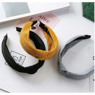 Gubi pkt032- băng đô vải len dày thắt nơ