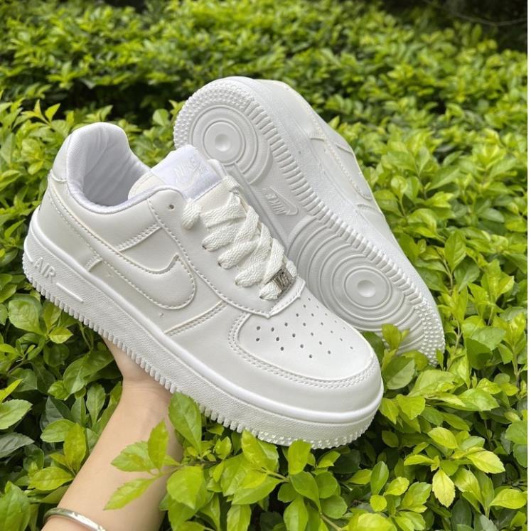 💤 Giày Sneaker Cổ Thấp Nike Air Force 1, Giày Nam Nữ Đi Học Trắng Giá Rẻ AF1 Full Size