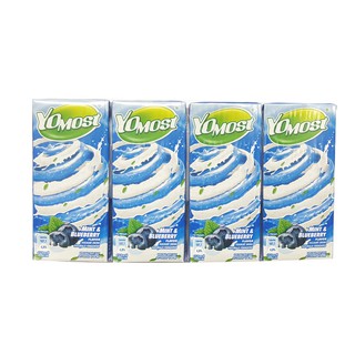 Lốc 4 hộp sữa chua uống hương bạc hà và việt quất YoMost 170ml "GIÁ BÁN ĐÃ TRỪ KHUYẾN MÃI"
