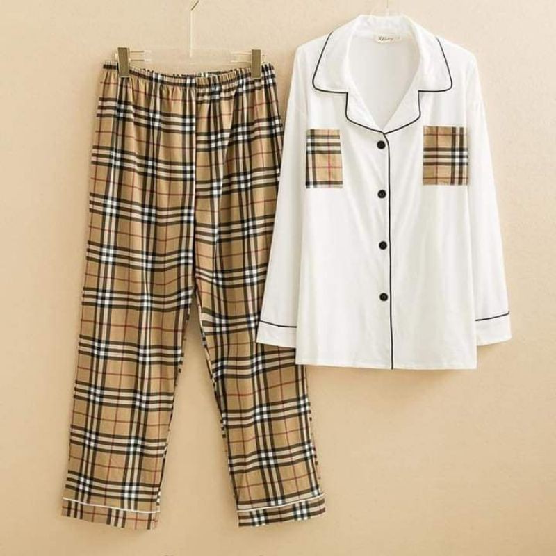 Sét lụa quần sọc