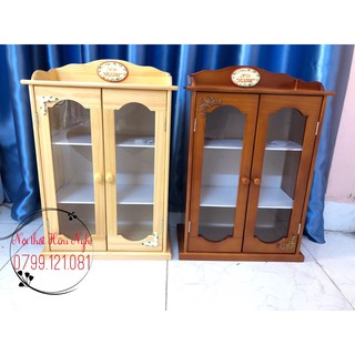 Tủ y tế [100% GỖ THÔNG TỰ NHIÊN] tủ thuốc treo gia đình