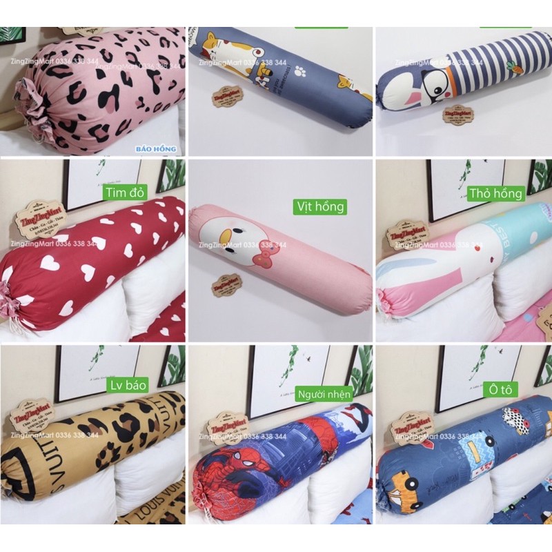Xả kho vỏ gối ôm poly cotton