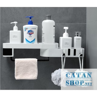 Kệ để đồ nhà tắm xoay 180 2 tầng sang trọng, kệ để đồ gia đình xoay siêu chắc chắn, tiện dụng GD236-KNTXoay