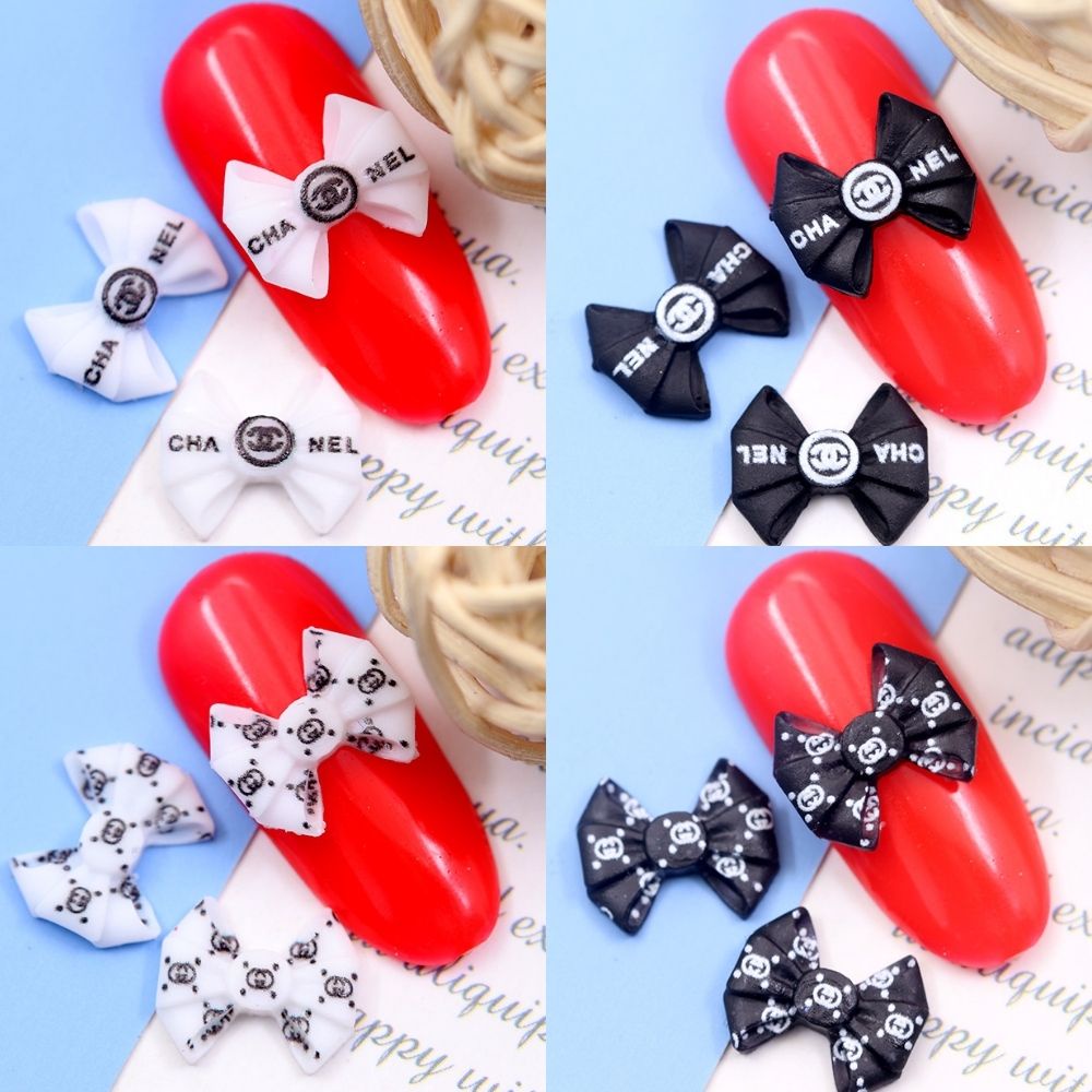 Charm nail nơ thương hiệu NGHI THẢO trang trí móng