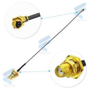 Cáp RF Đầu SMA Cái Nối 1.13Ipex Dài 10cm